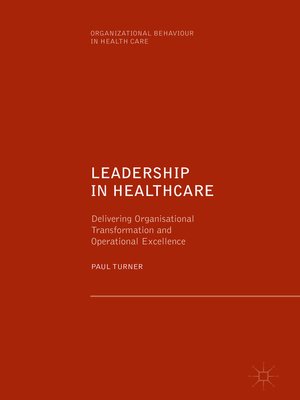 cover image of Leadership in Healthcare